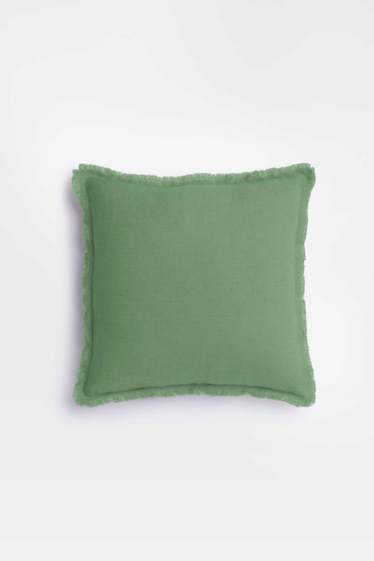 Linen Fringe Me Good Cushion Cover