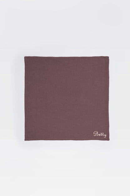 Linen Personalized Napkin Set