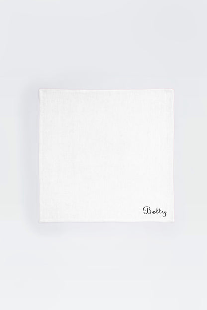 Linen Personalized Napkin Set