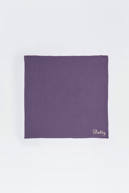 Linen Personalized Napkin Set