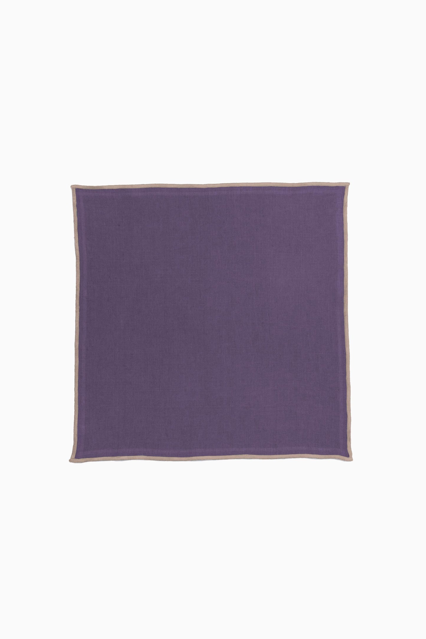 Linen Natural Needled Napkin Set-Blackberry Wine