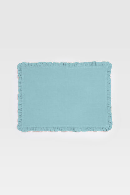 Linen Ruffle Medley Placemat Set