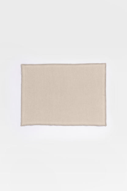 Linen Natural Needled Placemat Set