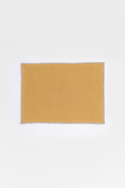 Linen Natural Needled Placemat Set