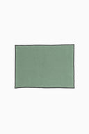 Linen Black Needled Placemat Set