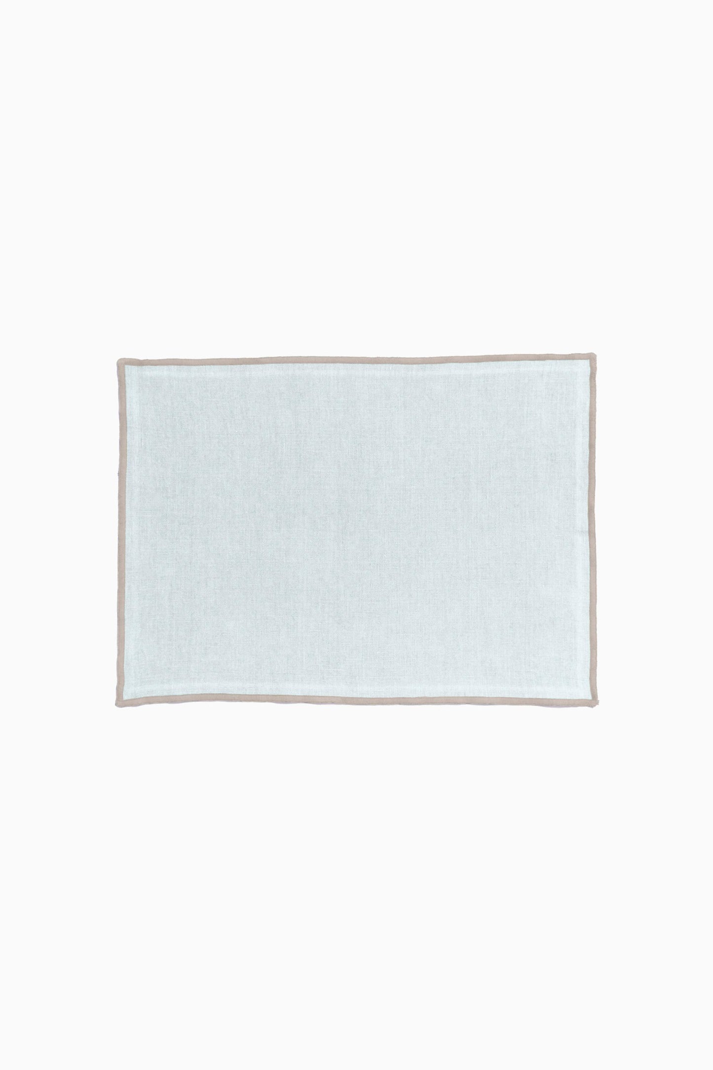 Linen Natural Needled Placemat Set-Vanilla Sky