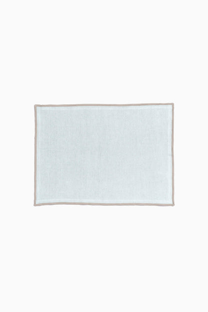 Linen Natural Needled Placemat Set-Vanilla Sky