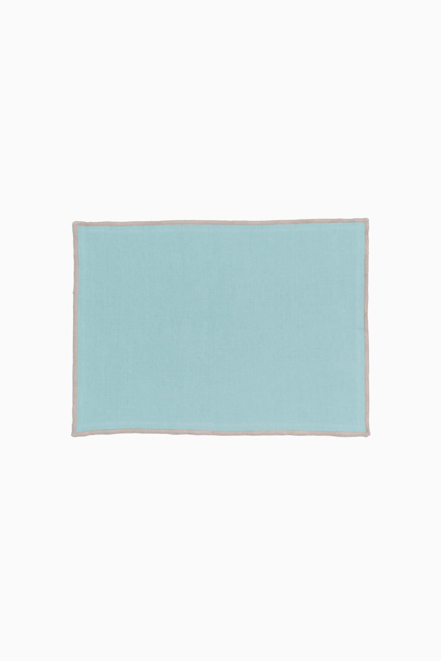 Linen Natural Needled Placemat Set-Vanilla Sky