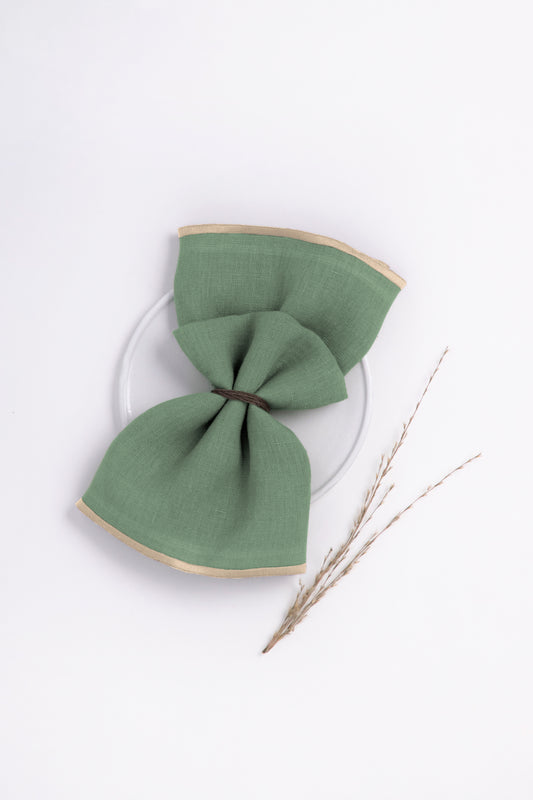 Linen Natural Needled Napkin Set