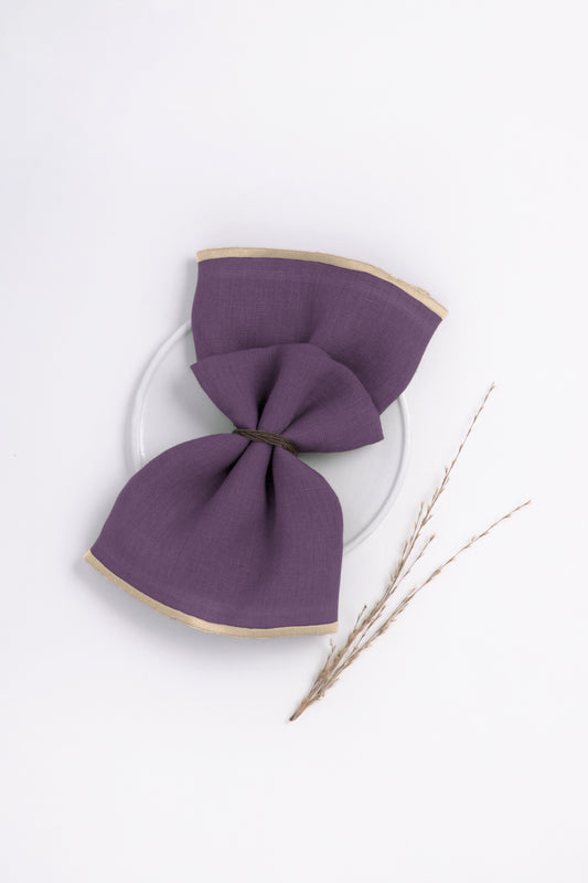 Linen Natural Needled Napkin Set