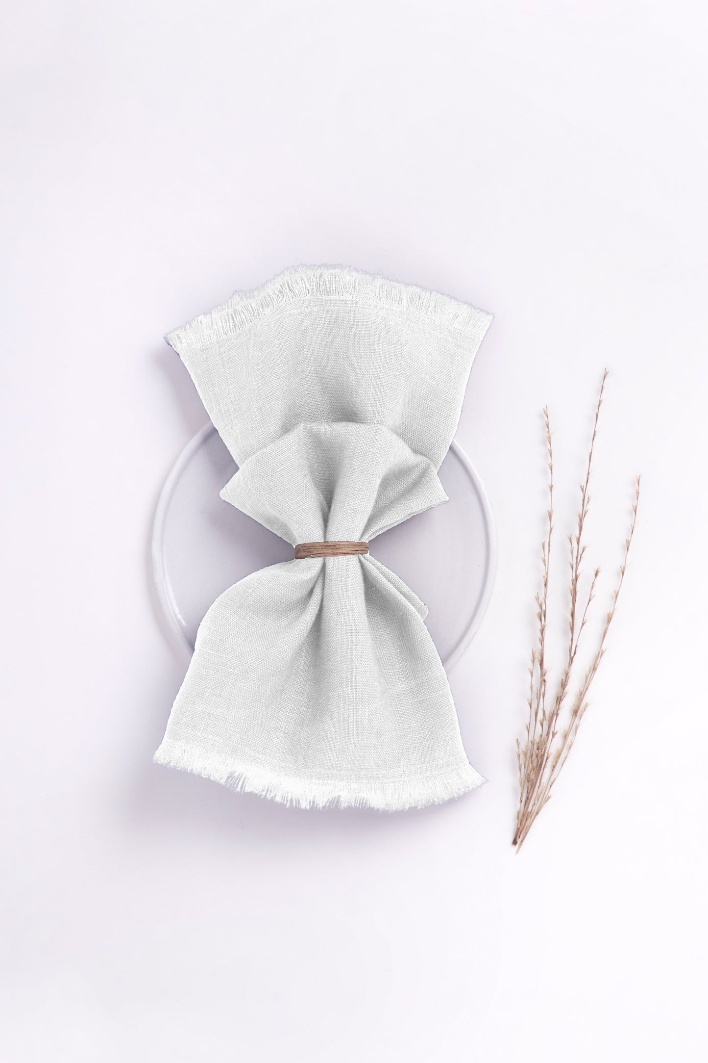 Linen Fringe Me Good Napkin Set