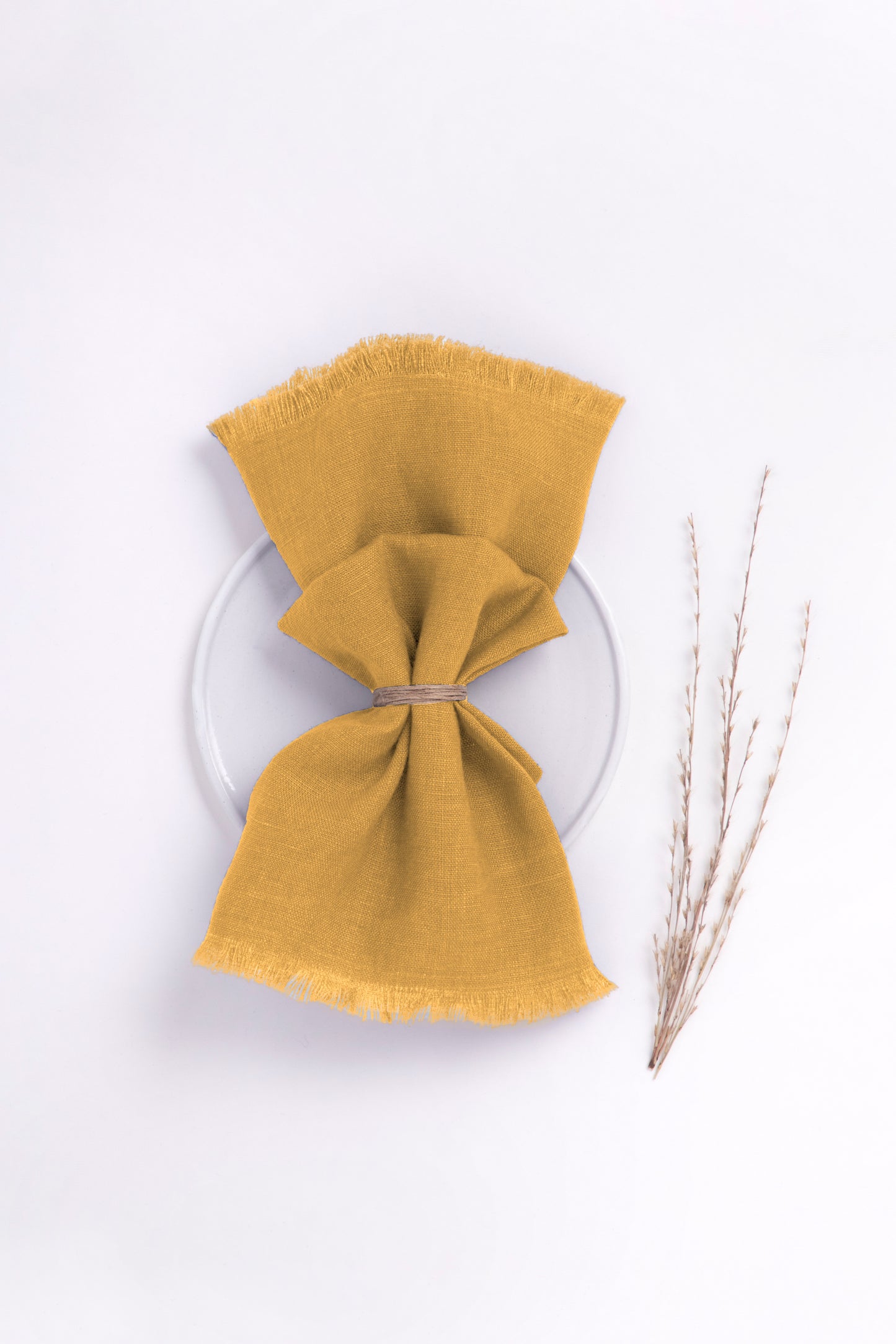 Linen Fringe Me Good Napkin Set