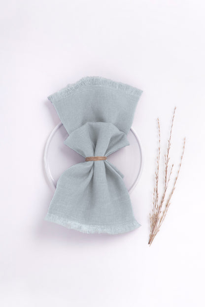 Linen Fringe Me Good Napkin Set