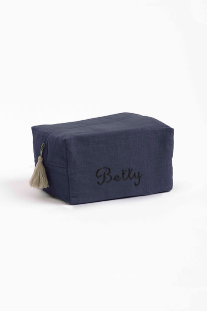 Linen Personalized Pouch