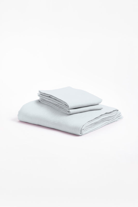 Linen Slumber Solid Bedsheet Set