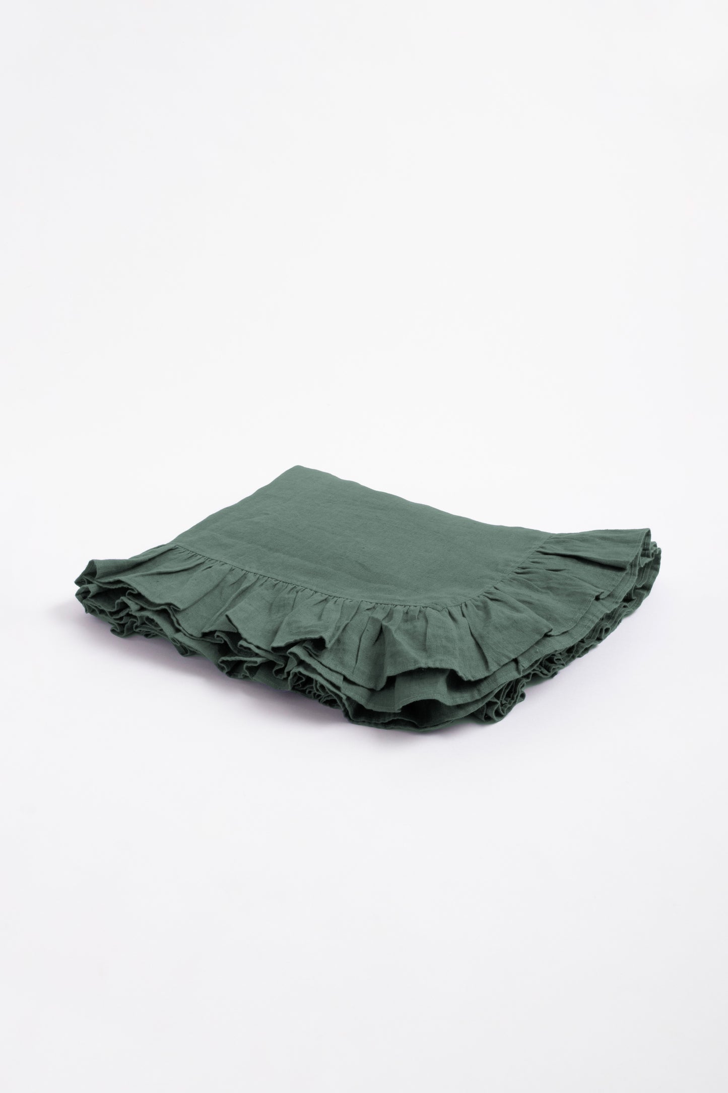 Linen Ruffle Medley Tablecloth