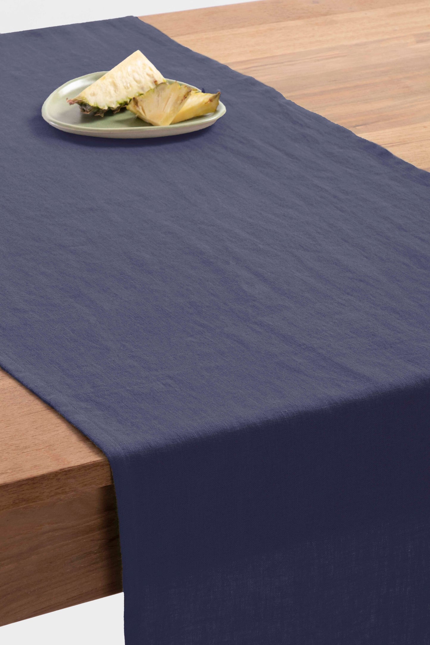 Linen Slumber Solid Table Runner