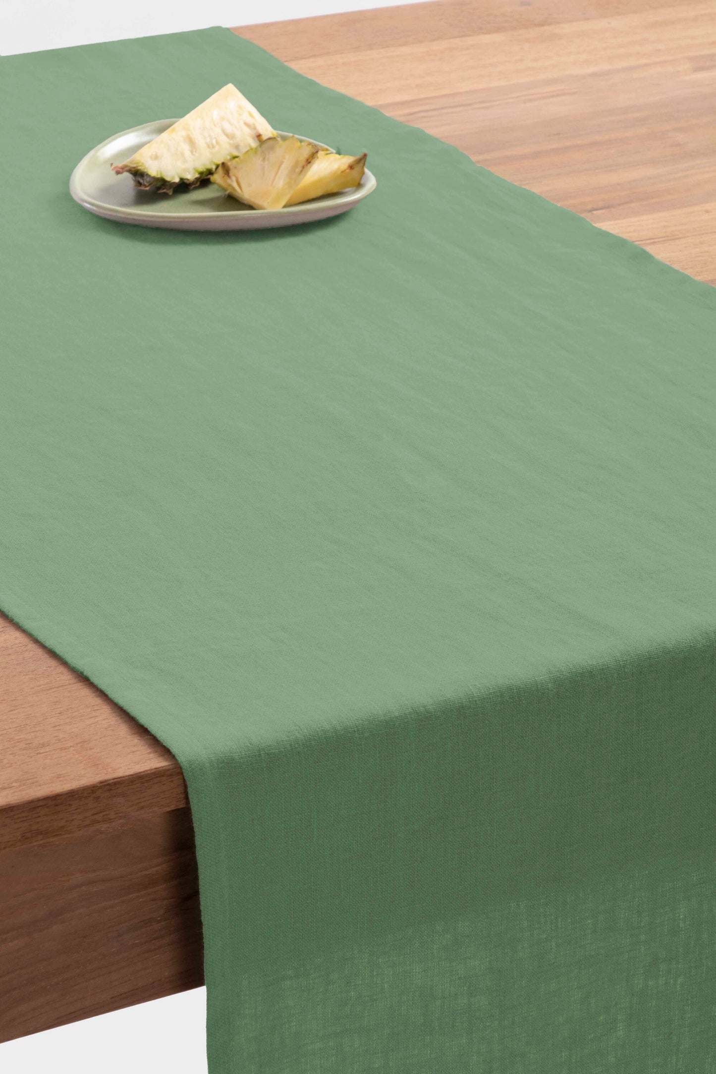 Linen Slumber Solid Table Runner