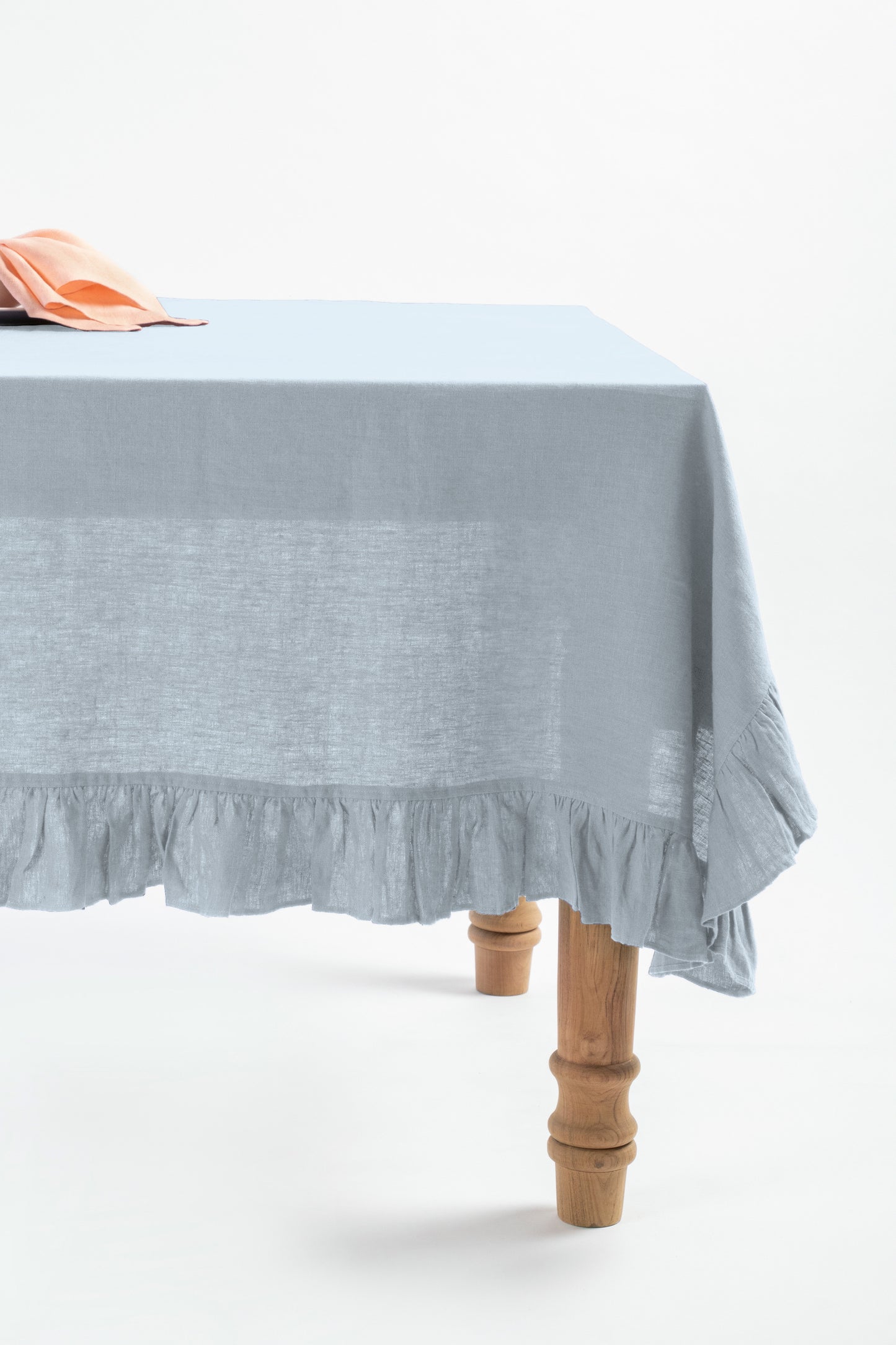 Linen Ruffle Medley Tablecloth