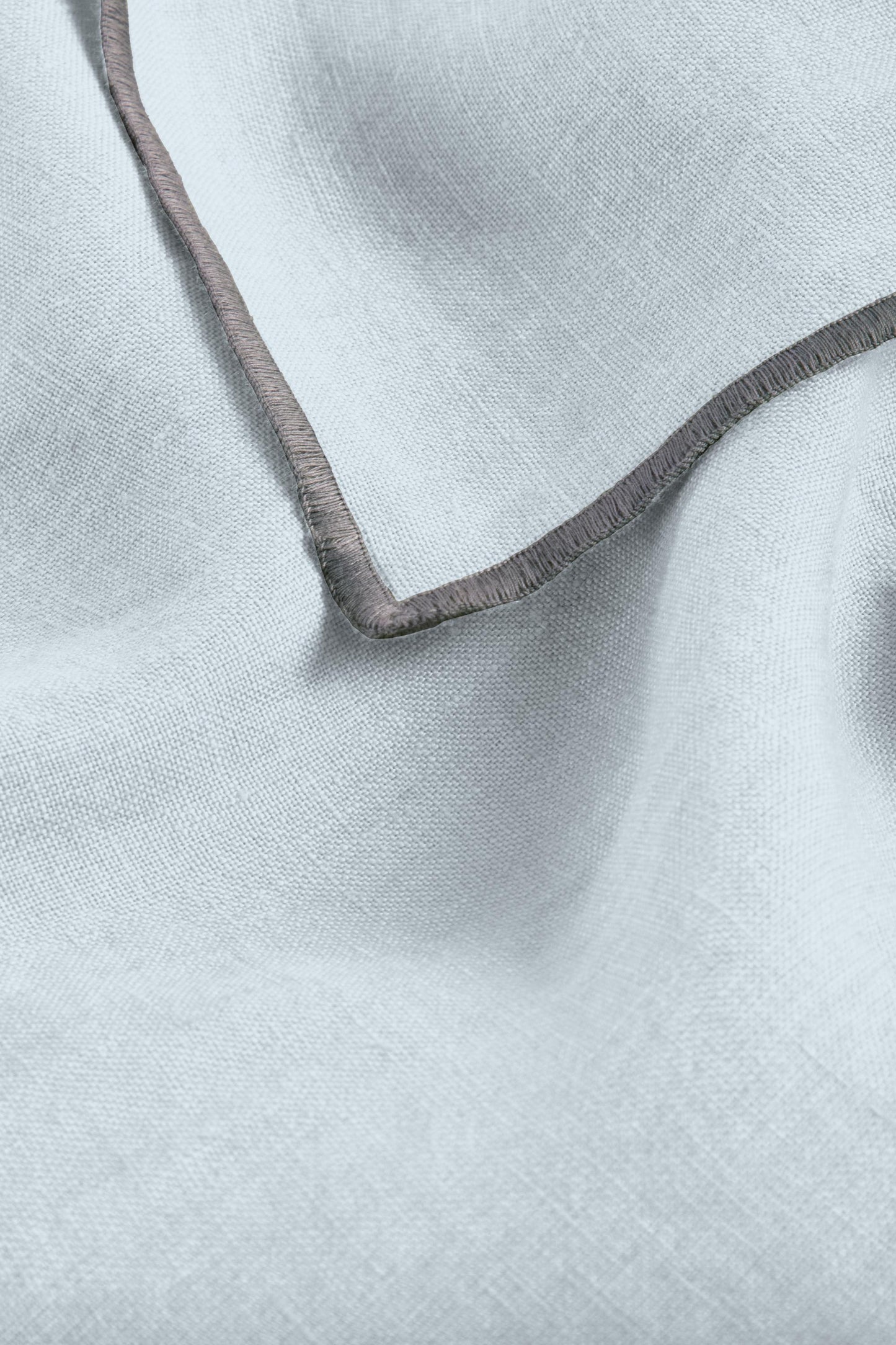 Linen Grey Needled Tablecloth