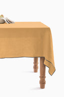 Linen Grey Needled Tablecloth