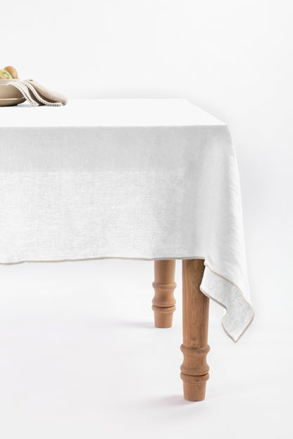 Linen Natural Needled Tablecloth