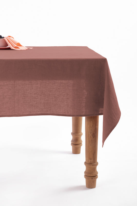 Linen Slumber Solid Tablecloth