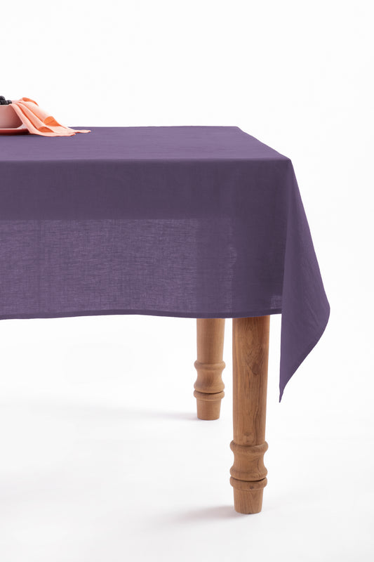 Linen Slumber Solid Tablecloth