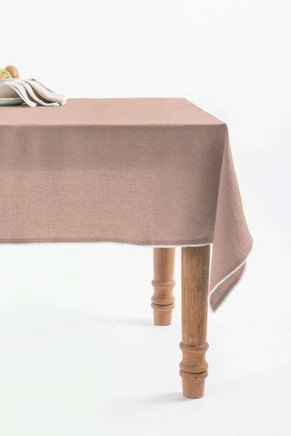 Linen Delight Lace Tablecloth