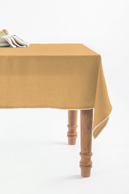 Linen Delight Lace Tablecloth