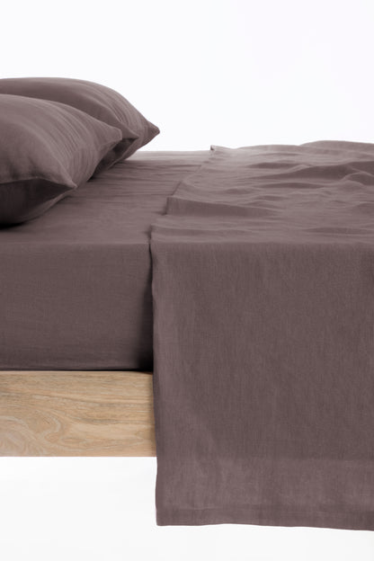 Linen Slumber Solid Bedsheet Set