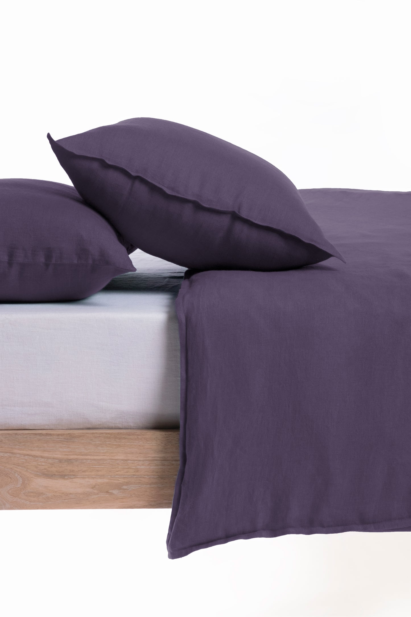 Linen Slumber Solid Duvet Cover Set