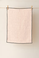 Linen Black Needled Kitchen Towel