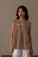 Linen Rose Top