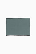 Linen Black Needled Placemat Set