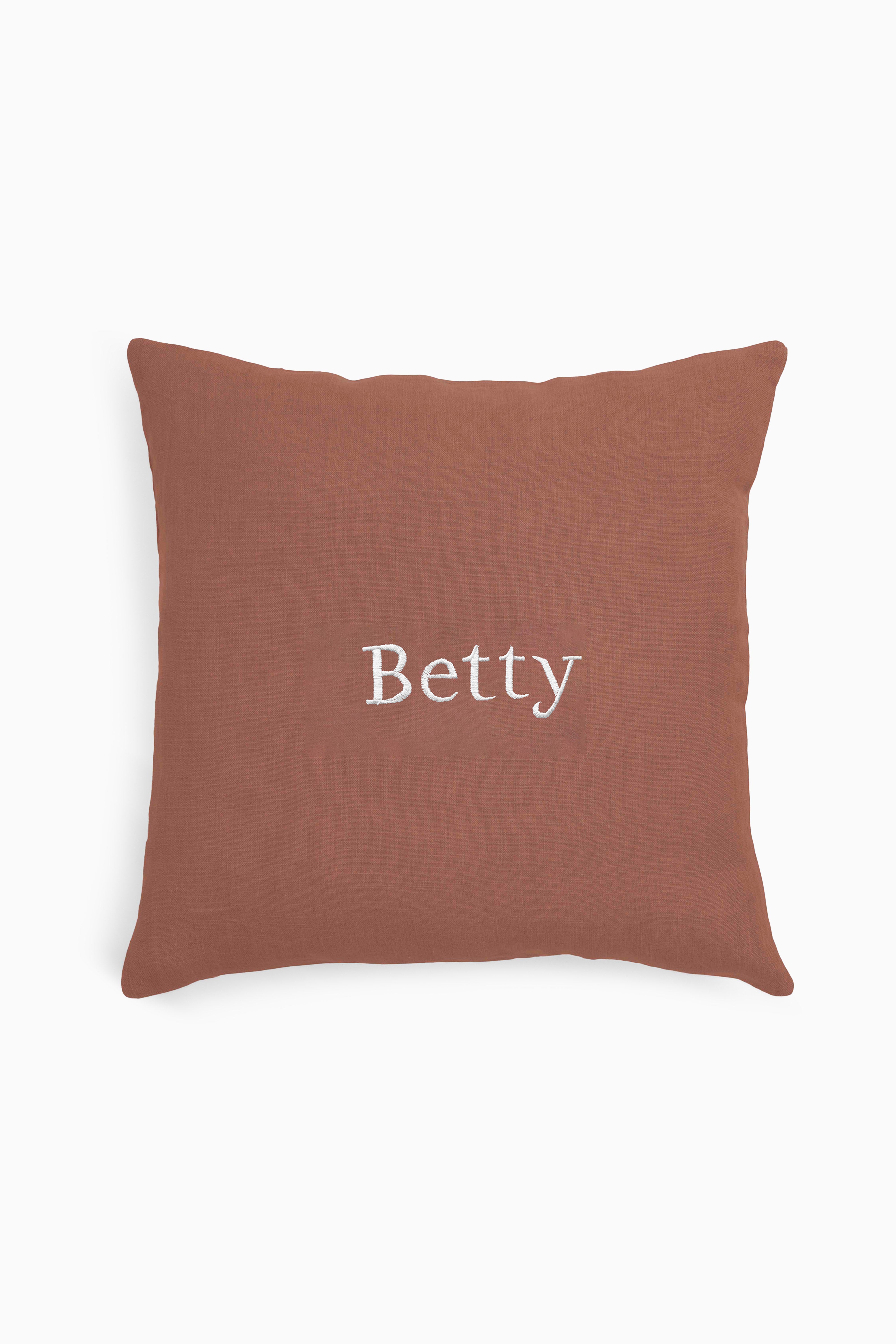 Linen Personalized Cushion Cover