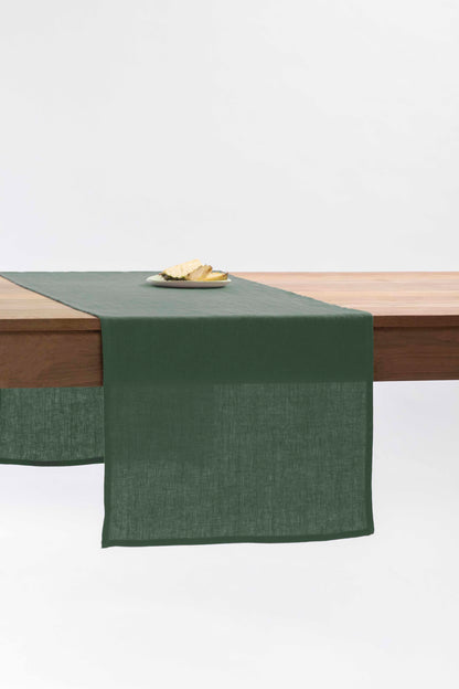 Linen Slumber Solid Table Runner