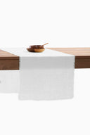 Linen Fringe Me Good Table Runner