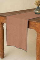 Linen Grey Needled Table Runner