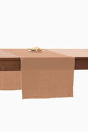 Linen Natural Needled Table Runner