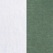 Angora White + Retro Green