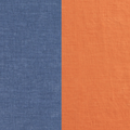 Vintage Blue + Sunset Orange