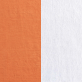 Sunset Orange + Angora White