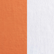 Sunset Orange + Angora White