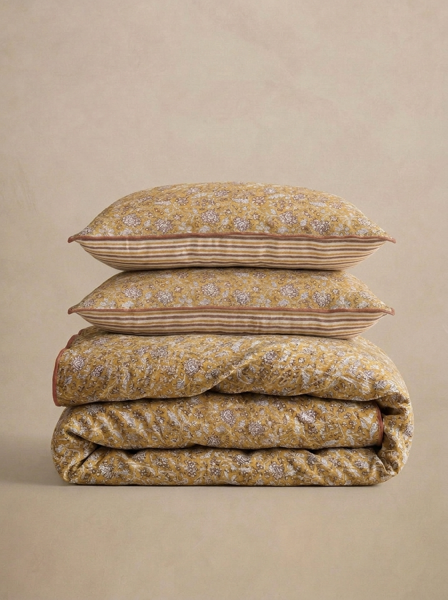 Linen Perline Duvet Cover