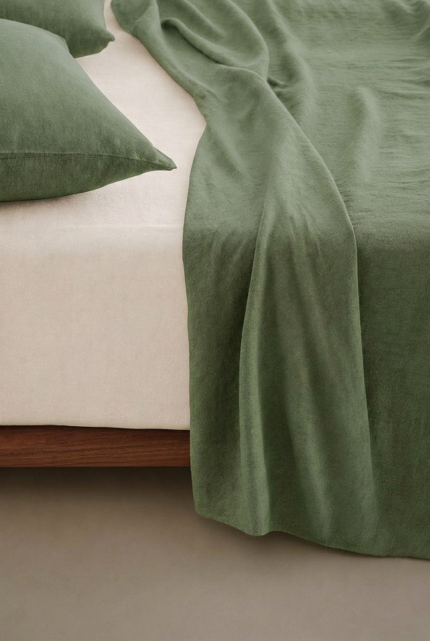 Linen Slumber Solid Bedsheet