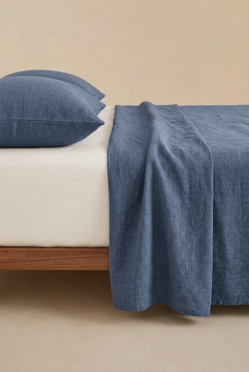 Linen Slumber Solid Bedsheet