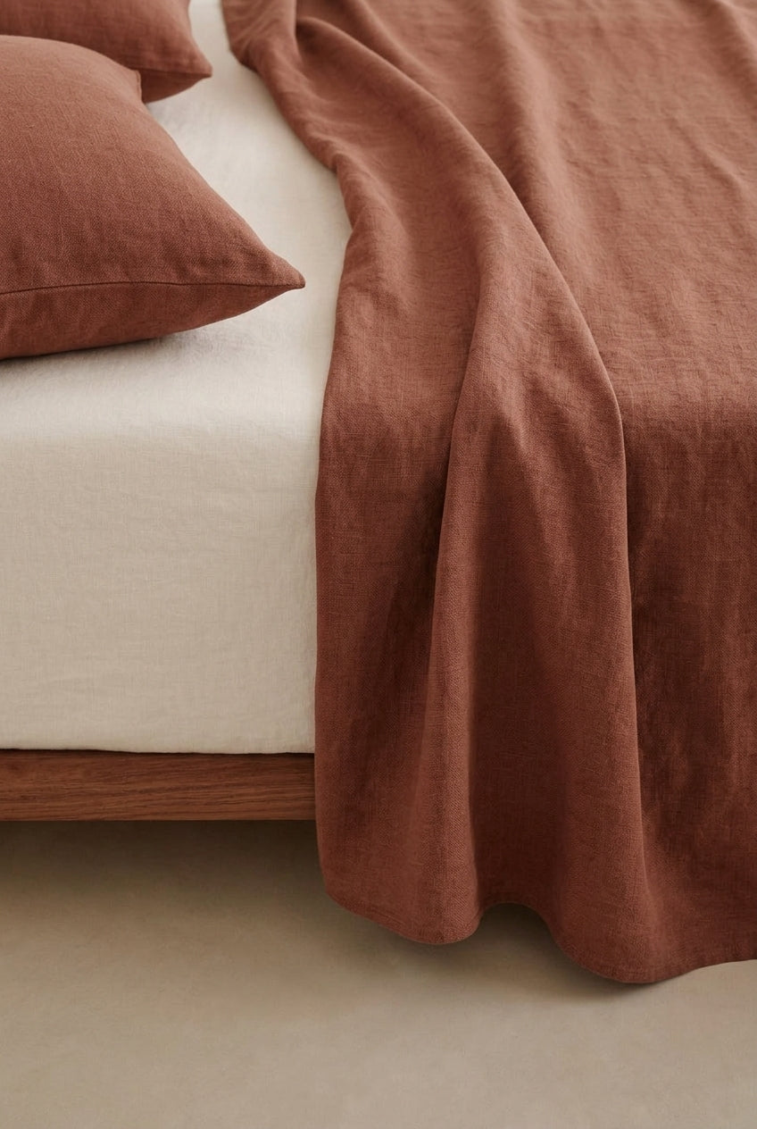 Linen Slumber Solid Bedsheet