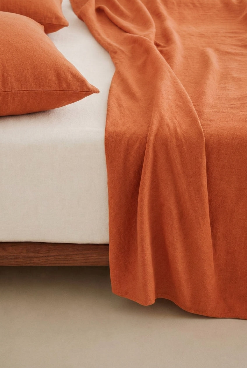 Linen Slumber Solid Bedsheet