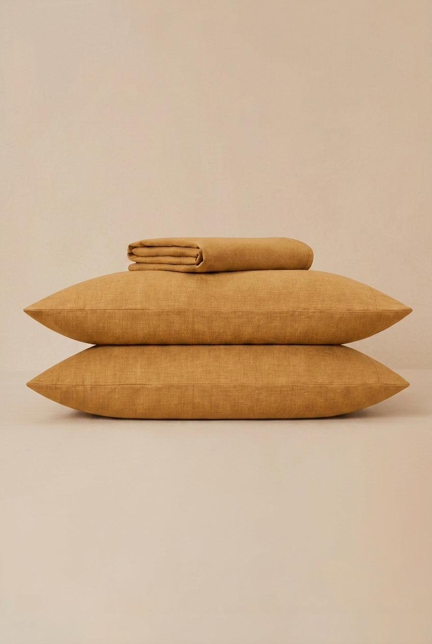 Linen Slumber Solid Bedsheet